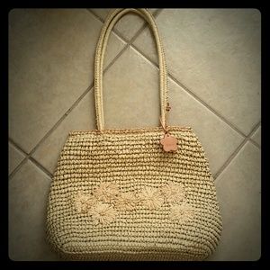 NWT Esprit Straw Hand Bag, Purse